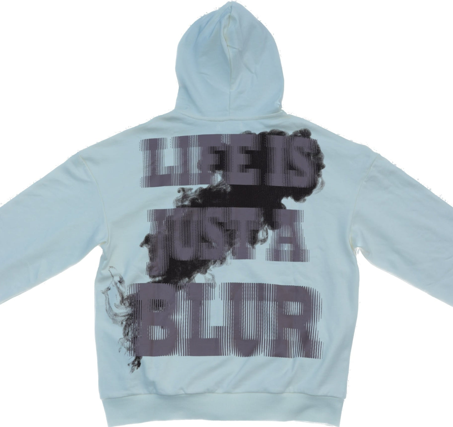 ‘LIFE IS JUST A BLUR’ full-zip hoodie